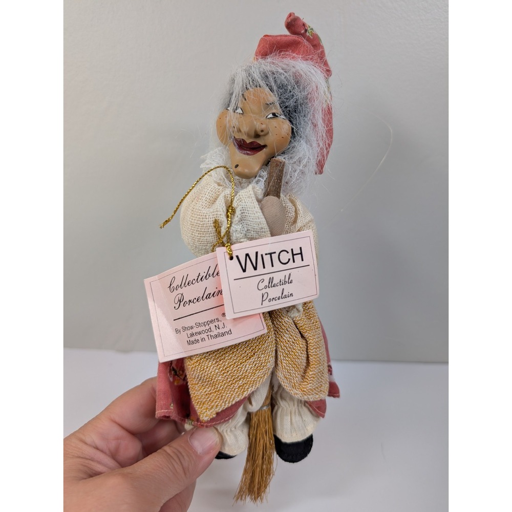Show-Stoppers, Inc Hanging Porcelain Witch‎ Collectible